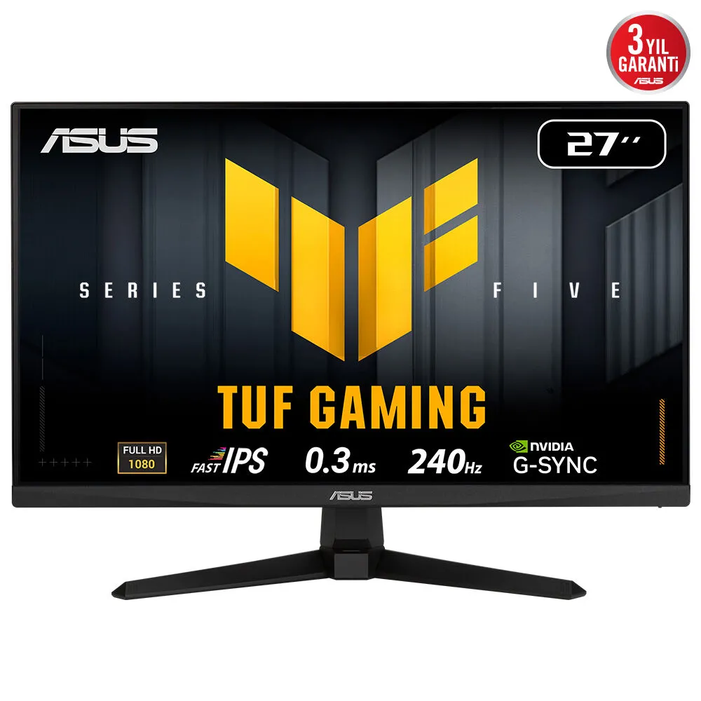 27" ASUS TUF GAMING VG279QM5A 240HZ 0.3MS FHD MONITOR