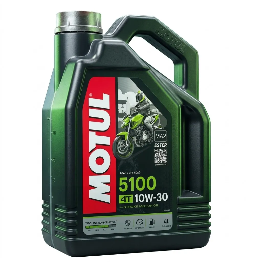 Motul 5100 4T 10W-30 Technosynthese Ester Motosiklet Yağı - 4 Litre