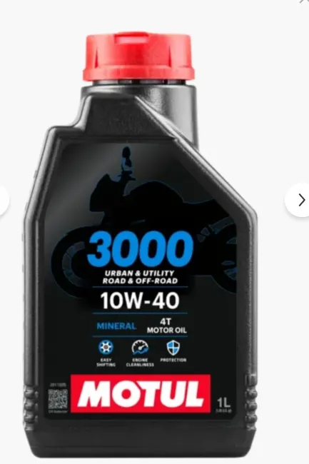 Motul 3000 4T 10W-40 Mineral Motosiklet Motor Yağı 1 Litre