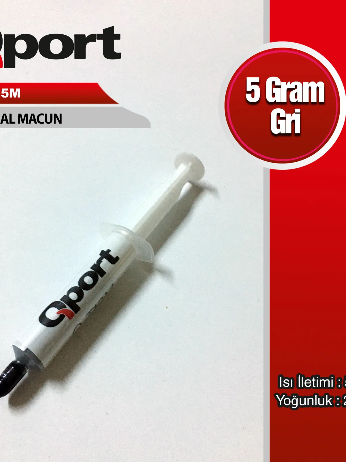 QPORT Q-T55M 5GRAM 5W/M-K 2.7/CM3 TERMAL MACUN