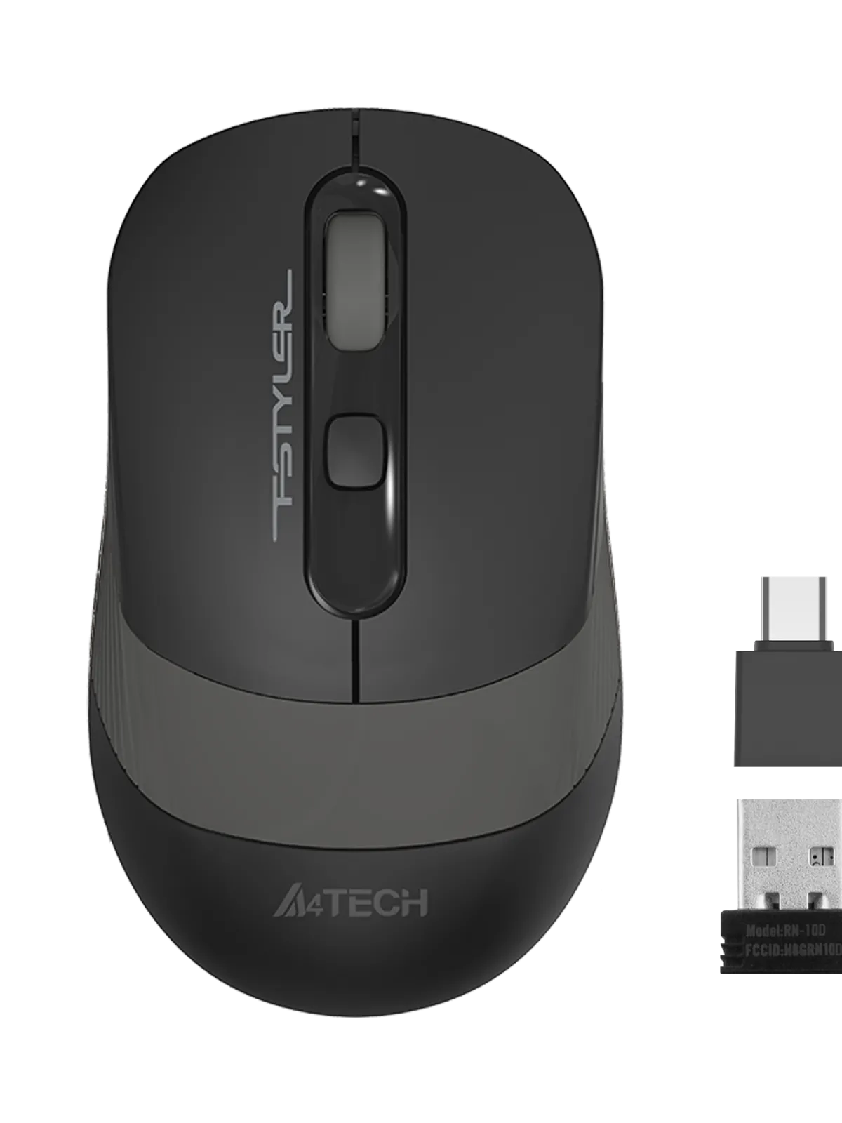 A4 TECH FG10CS SARJLI OPTIK MOUSE SILENT GRİ 2000 DPI
