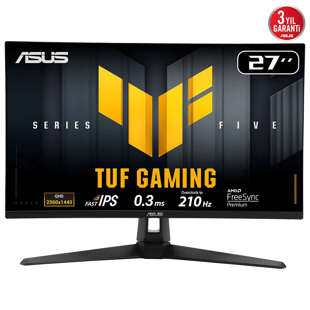 27" ASUS TUF GAMING VG27AQ5A 0.3MS 210HZ 2K MONITOR