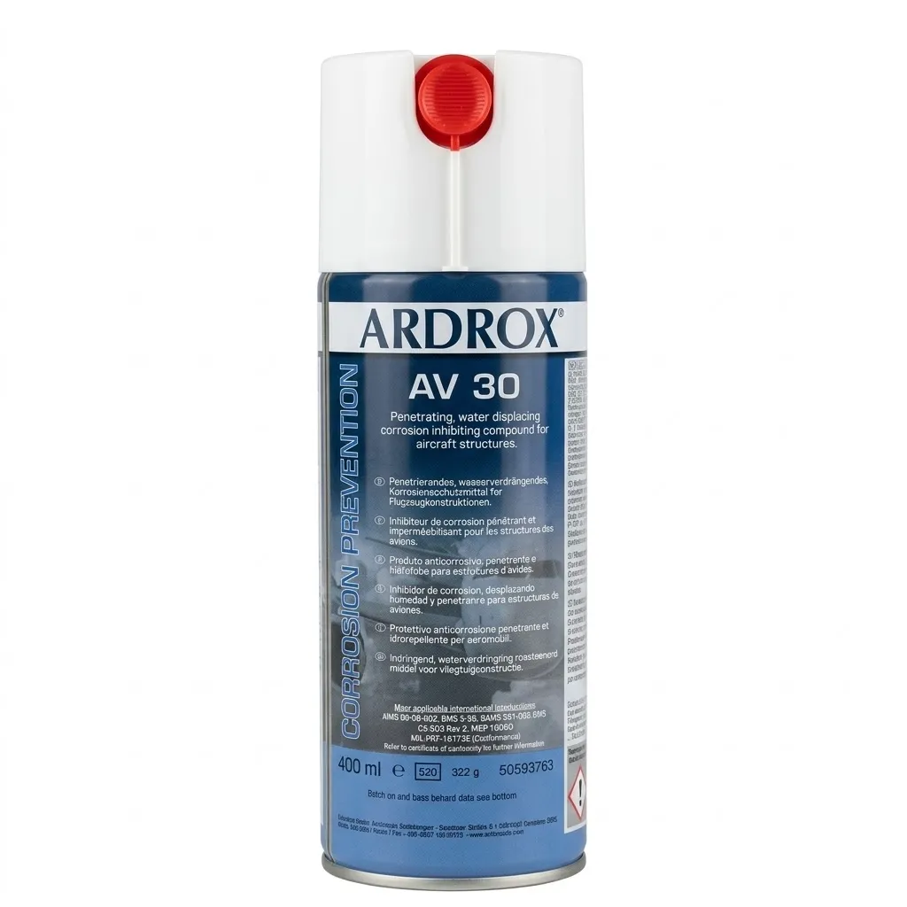 Ardrox AV 30 Korozyon Önleyici ve Su İtici Sprey - Havacılık Tipi Koruyucu (400 ml)