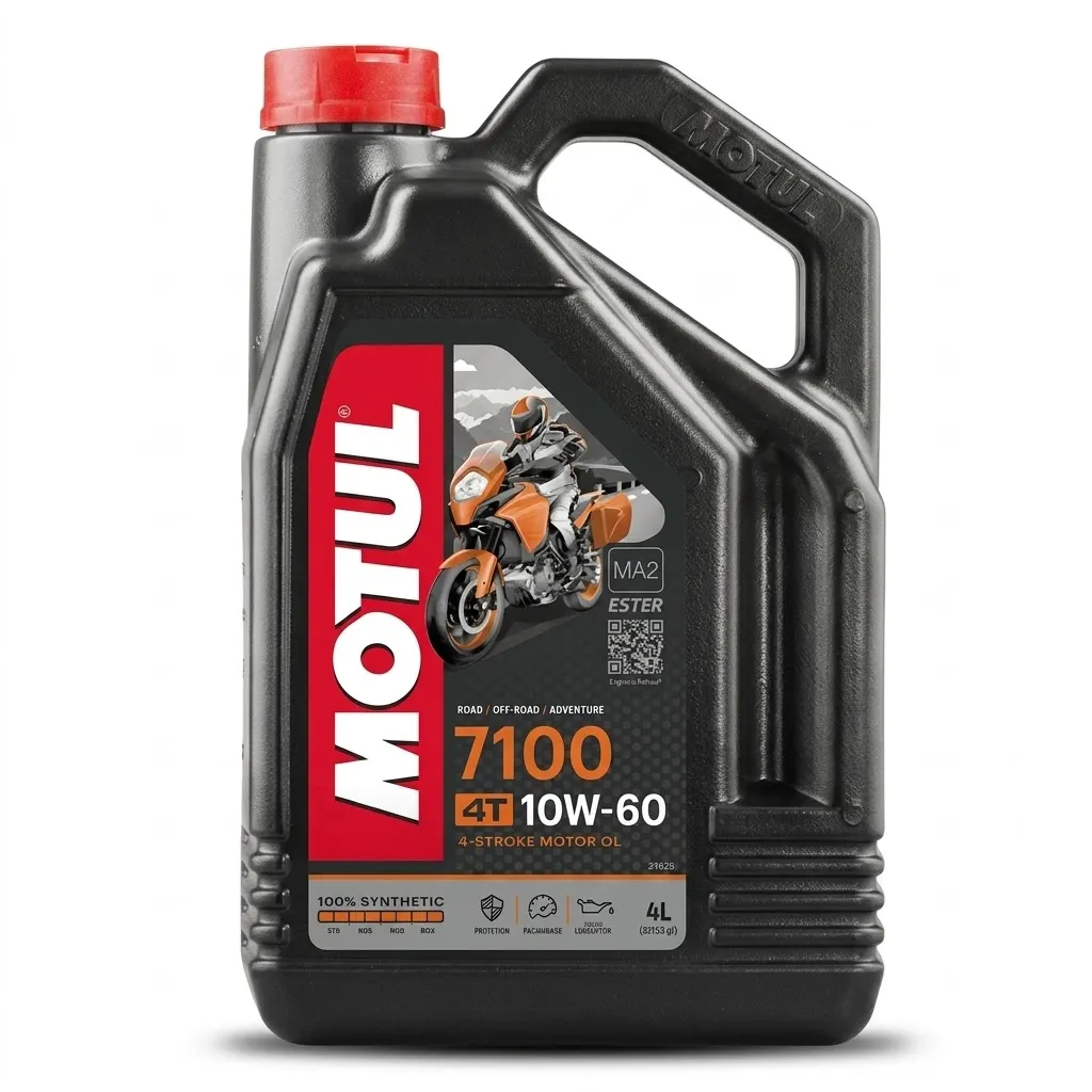 Motul 7100 10W-60 4T Tam Sentetik Ester Motosiklet Motor Yağı 4 Litre