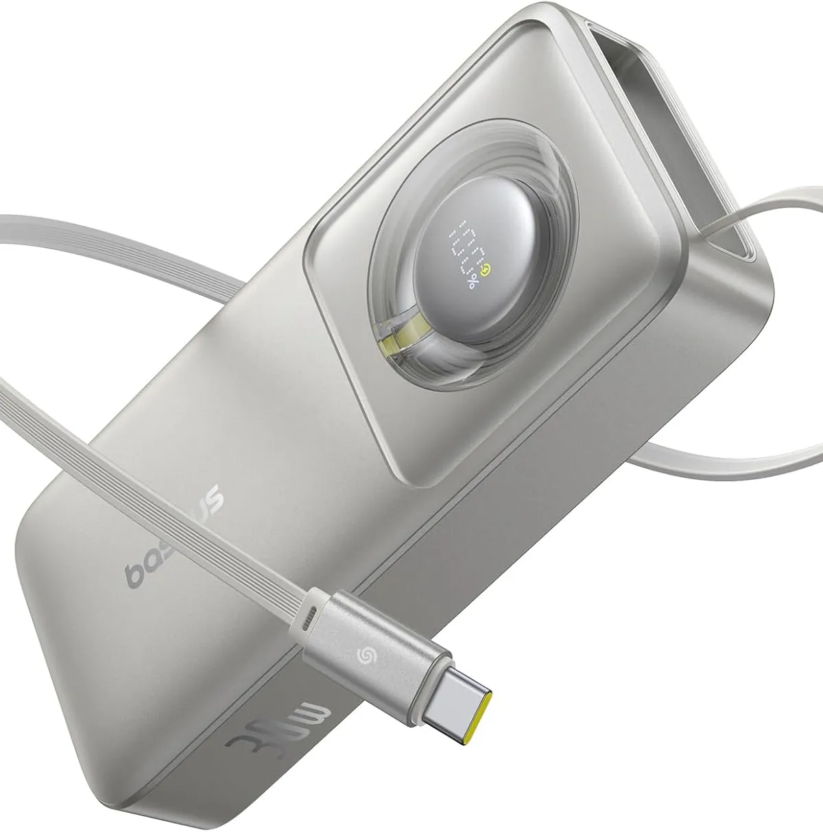 BASEUS FREE2PULL 30W 10.000MAH POWERBANK - GREY