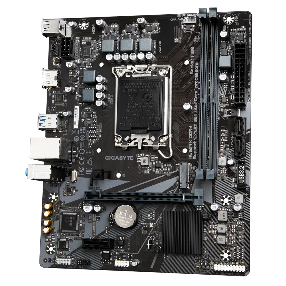 GIGABYTE H610M K DDR4 3200MHZ M.2 HDMI MATX 1700P