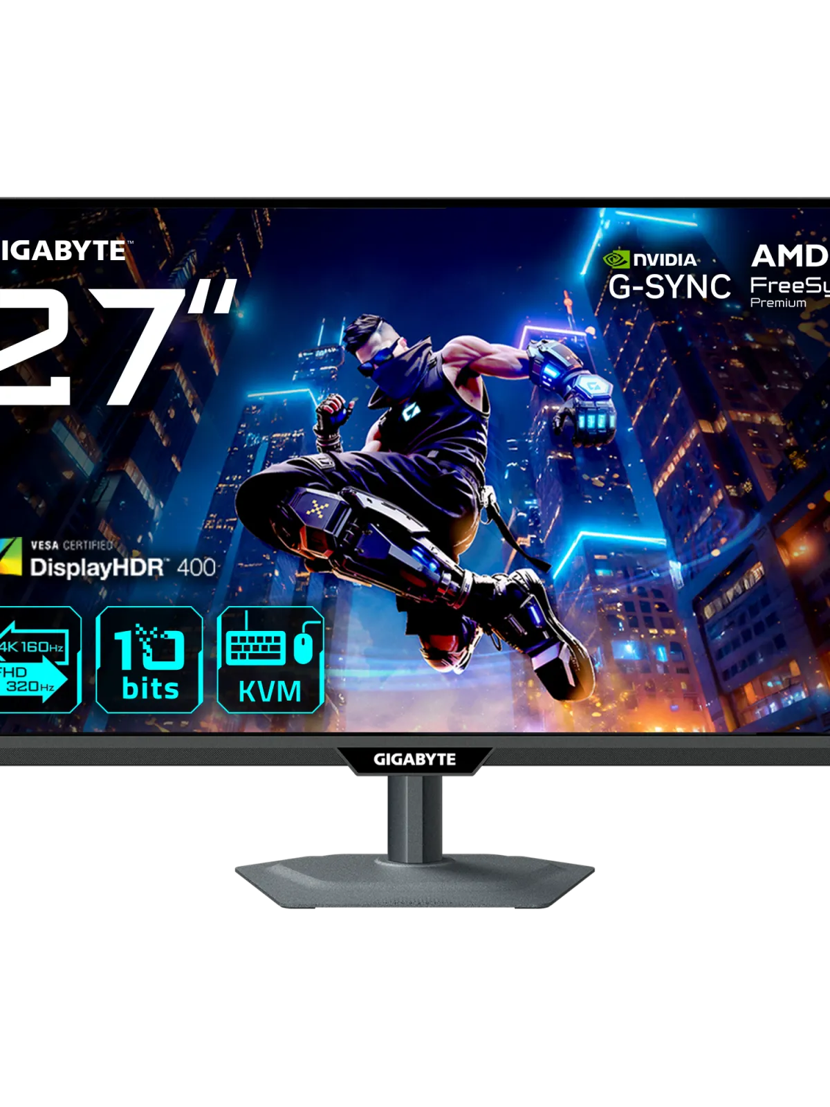 27" GIGABYTE M27UP 4K 160HZ FHD 320HZ 1MS MONITOR