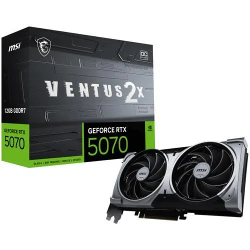 MSI GEFORCE RTX 5070 12G VENTUS 2X OC