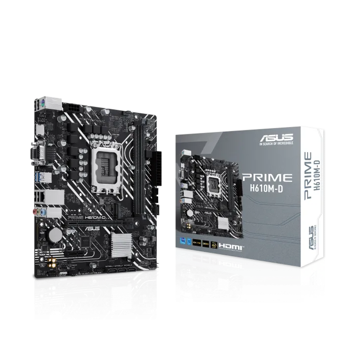 ASUS PRIME H610M-D DDR5 5600MHz M.2 HDMI mATX 1700p