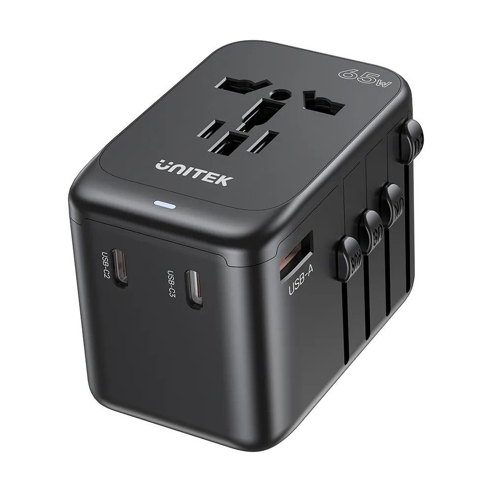 Unitek 65W Universal Travel Adaptör (P1122ABK01)