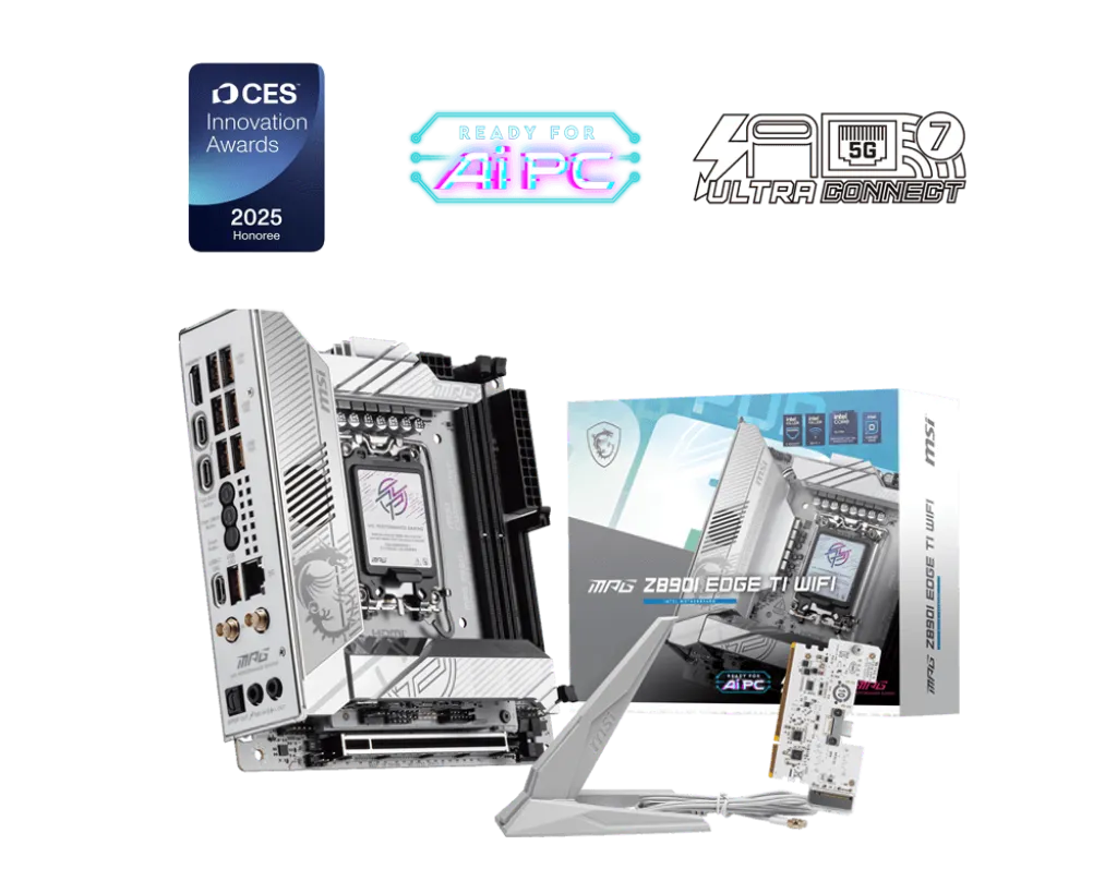 MSI MPG Z890I EDGE TI WIFI SOKET 1851 DDR5 8600MHZ