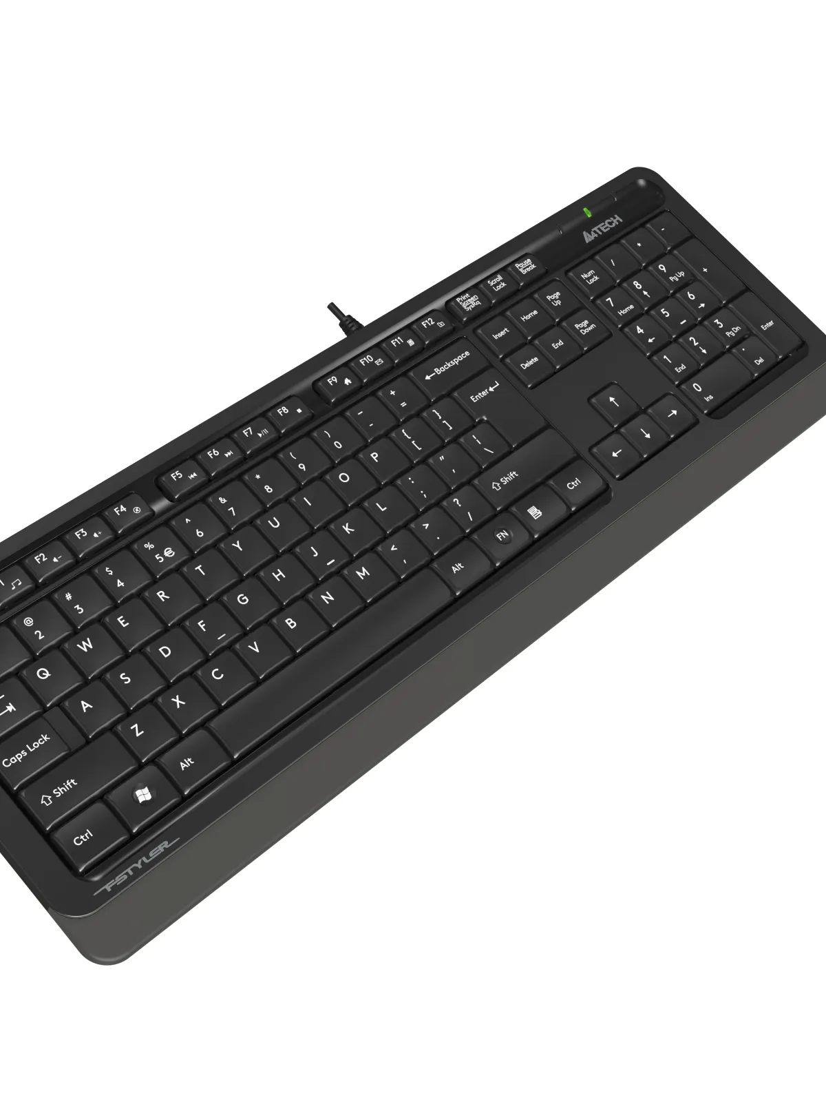A4 TECH FK10 FN-MULTİMEDYA Q KLAVYE USB GRİ