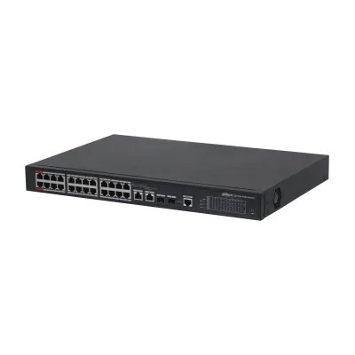 DAHUA PFS4226-24ET-240 24 PORT 24XFE-2GE-2SFP YÖNETİLEBİLİR 240W POE SWİTCH