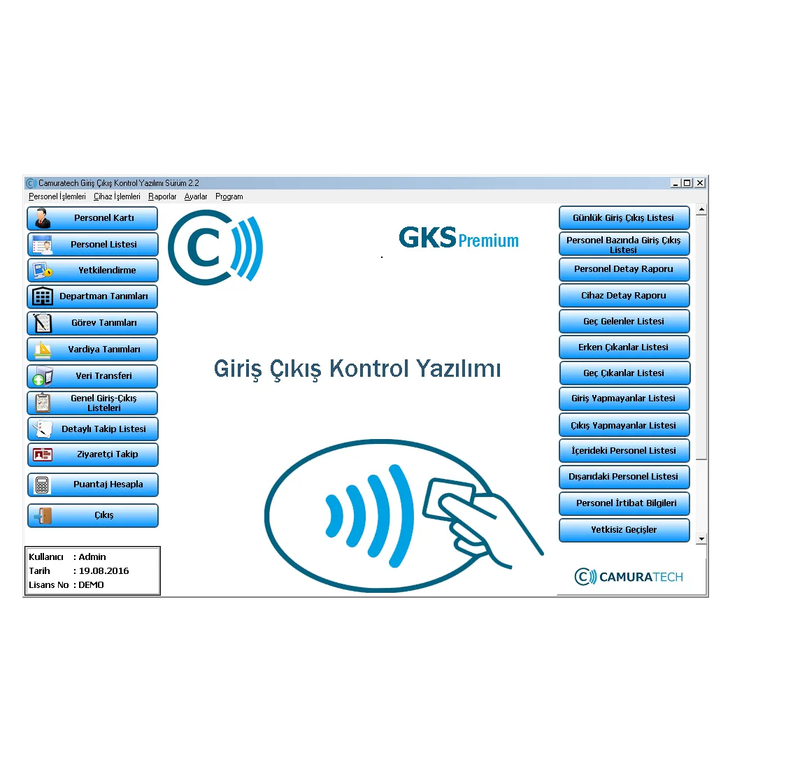CAMURATECH GKS PREMIUM YAZILIM