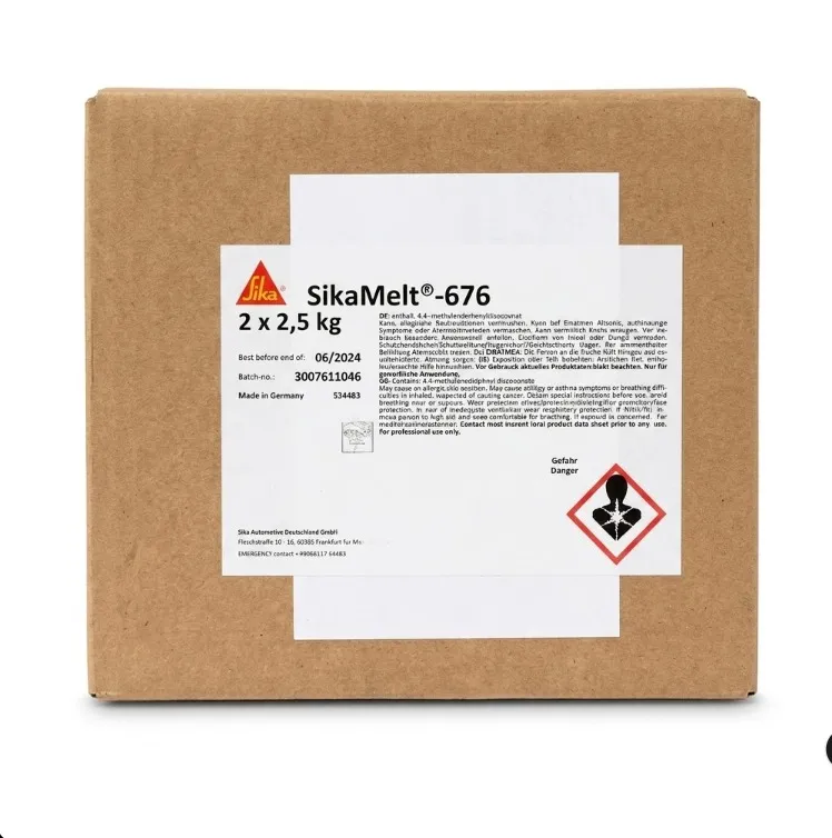 SikaMelt-676 Reaktif Poliüretan (PUR) Hotmelt Yapıştırıcı - 2 x 2,5 kg