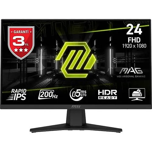 23.8" MSI MAG 244F 0.5 MS 244 HZ (FHD) RAPID IPS FLAT