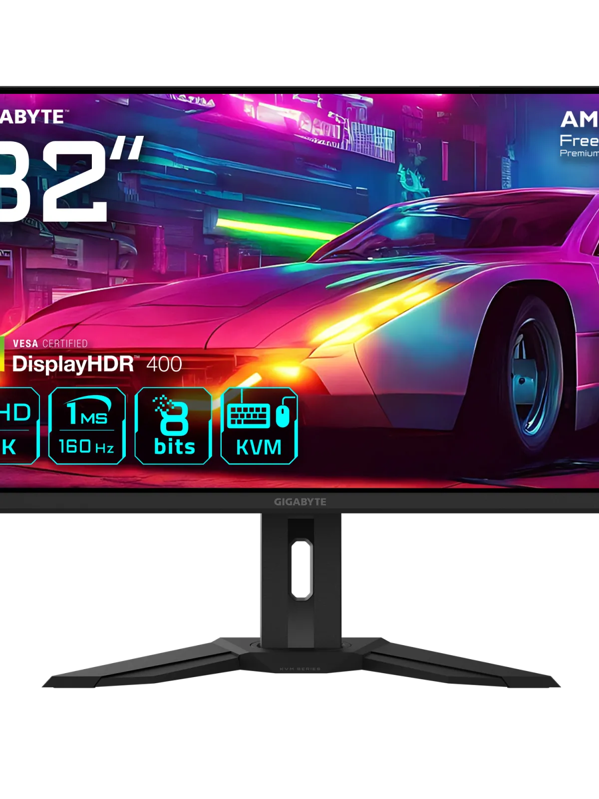 31.5" GIGABYTE M32UP 1MS 160HZ 4K UHD HDMI MONITOR