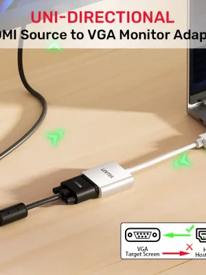UNITEK HDMI TO VGA DÖNÜŞTÜRÜCÜ 1080P&60Hz(Y-6333C)