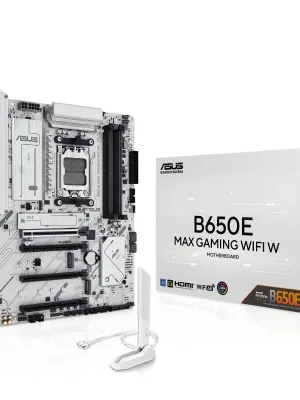 ASUS B650E MAX GAMING WIFI W BEYAZ DDR5 ANAKART