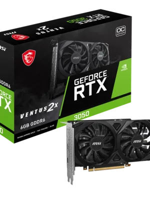 MSI GEFORCE RTX 3050 VENTUS 2X E 6G OC 6GB GD6 96B