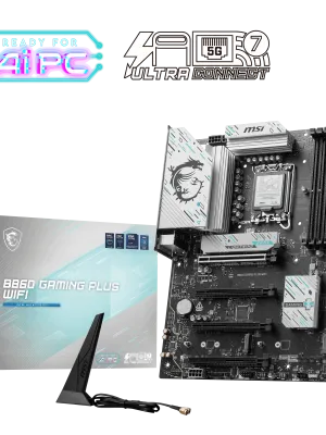 MSI MB B860 GAMING PLUS WIFI SOKET 1851 DDR5 8600MHZ(OC) 3xM.2 1x TB4 HDMI DISPLAY 5G LAN WIFI 7 ATX