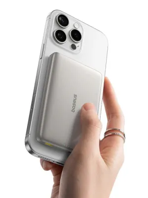 BASEUS PICOGO ULTRA-SLIM QI2 P.BANK 10000MAH GRI