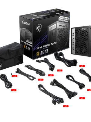 MSI MPG A850G PCIE5 850W 80+ GOLD POWER SUPPLY
