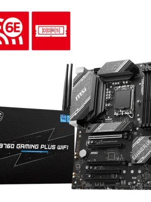 MSI B760 GAMING PLUS WIFI D5 M.2 HDMI DP LAN WİFİ ATX 1700P