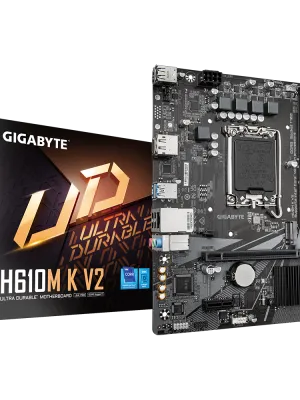 GIGABYTE H610M K V2 DDR5 4800Mhz M.2 HDMI/DP MATX 1700P