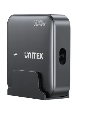 Unitek 100W Masaüstü GAN Şarj İstasyonu Siyah (P1229ABK)