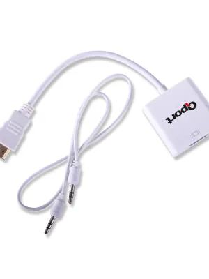 QPORT Q-HD-VGJ HVJ HDMI TO VGA ÇEVİRİCİ