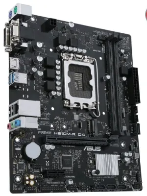ASUS PRIME H610M-R D4-SI  DDR4 3200(OC) HDMI VGA 1700p mATX