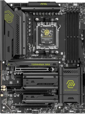 MSI MAG B850 TOMAHAWK MAX WIFI AM5 DDR5 8400MHZ(OC) HDMI 4x M.2 USB 10Gbs 5G LAN WI-FI 7 ATX