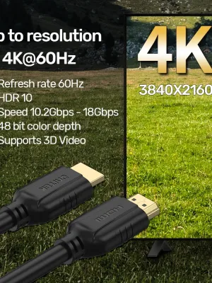 UNITEK HDMI2.0 KABLO 5MT 4K&60Hz (C11079BK-5M)