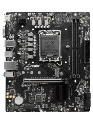 MSI PRO H610M-E DDR5 5600MHZ(OC) HDMI VGA M.2 mATX 1700P