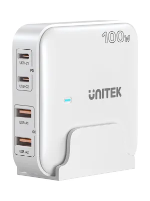 Unitek 100W Masaüstü GAN Şarj İstasyonu Beyaz (P1229AWH)