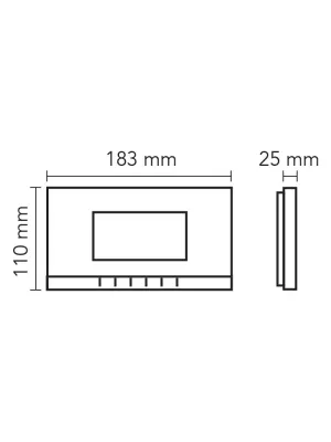 4.3″ Görüntülü Villa Set Bus Plus (Mekanik Butonlu Handsfree)