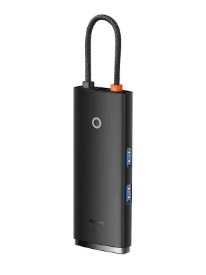 BASEUS LITE 6 IN1 TYPE-C HUB - SIYAH