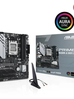ASUS PRIME B650M-A WIFI II DDR5 6400Mhz(OC) M.2 mATX AM5