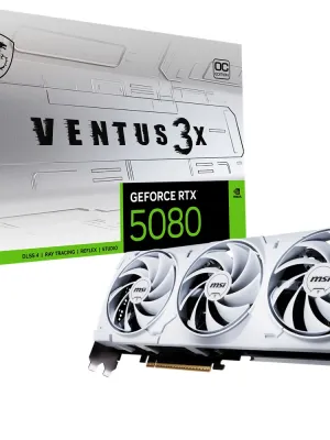 MSI GEFORCE RTX 5080 16G VENTUS 3X OC WHITE