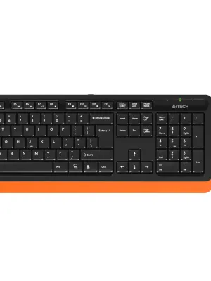 A4 TECH FG1010 Q 2.4 GHZ USB TURUNCU KLAVYE+MOUSE KABLOSUZ SET