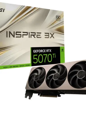 MSI GEFORCE RTX 5070 TI 16G INSPIRE 3X OC 256BIT