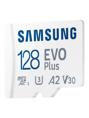 128GB SAMSUNG EVO PLUS MICROSDXC UHS-I U3 V30 A2 160MB/s MB-MC128SA/TR