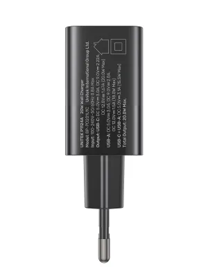 Unitek 20W Hızlı Şarj Adaptörü 1*USB-C (P1124ABK-EU)