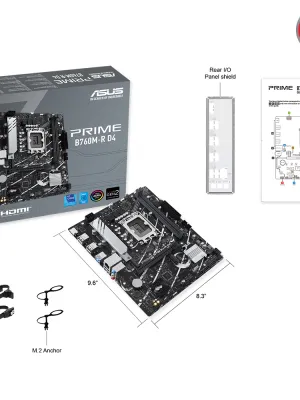 ASUS PRIME B760M-R D4 INTEL B760 SOKET 1700 DDR4