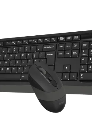 A4 TECH FG1010 Q 2.4 GHZ USB GRİ KLAVYE+MOUSE KABLOSUZ SET