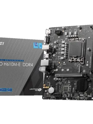 MSI PRO H610M-E DDR4 3200MHZ mATX 1700p