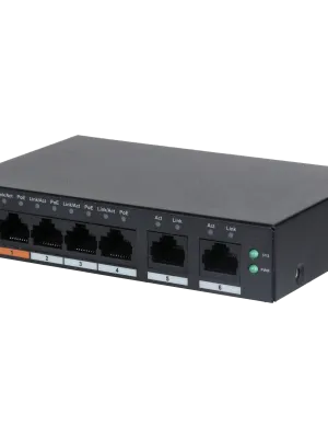 DAHUA CS4006-4ET-60 4 PORT 4XFE-2XGE YÖNETİLEBİLİR 60W POE SWİTCH