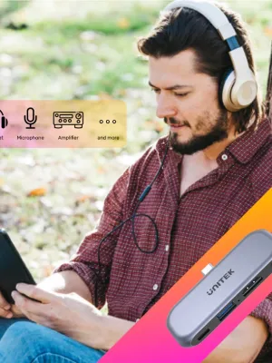 UNITEK USB-C 4in1 UNIVERSAL DOCKING IPAD (D1070A)