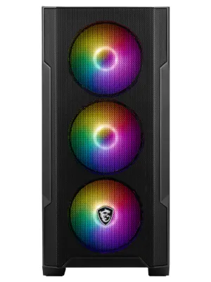 MSI MAG FORGE M100R 4X120mm ARGB mATX GAMING KASA